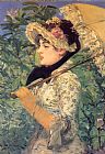 Edouard Manet Famous Paintings - Spring